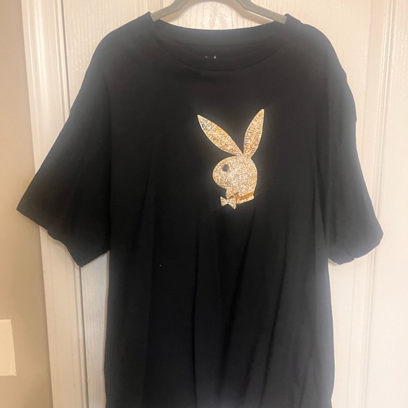 Playboy Black Graphic T-Shirt - Picture 5 of 6